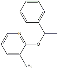 2-(1-phenylethoxy)pyridin-3-amine Struktur