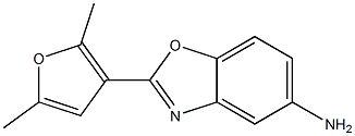 2-(2,5-dimethyl-3-furyl)-1,3-benzoxazol-5-amine Struktur