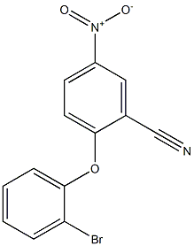 2-(2-bromophenoxy)-5-nitrobenzonitrile Struktur