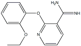 2-(2-ethoxyphenoxy)pyridine-3-carboximidamide Struktur