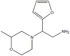 2-(2-furyl)-2-(2-methylmorpholin-4-yl)ethanamine Struktur