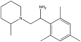 2-(2-methylpiperidin-1-yl)-1-(2,4,6-trimethylphenyl)ethan-1-amine Struktur