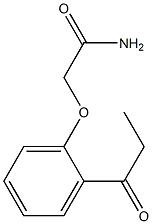 2-(2-propionylphenoxy)acetamide Struktur