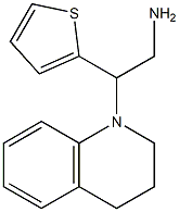 2-(3,4-dihydroquinolin-1(2H)-yl)-2-thien-2-ylethanamine Struktur