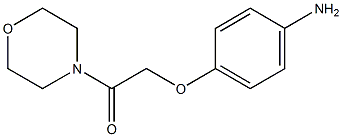 2-(4-aminophenoxy)-1-(morpholin-4-yl)ethan-1-one Struktur