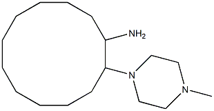 2-(4-Methyl-piperazin-1-yl)-cyclododecylamine Struktur