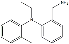 2-(aminomethyl)-N-ethyl-N-(2-methylphenyl)aniline Struktur