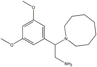 2-(azocan-1-yl)-2-(3,5-dimethoxyphenyl)ethan-1-amine Struktur