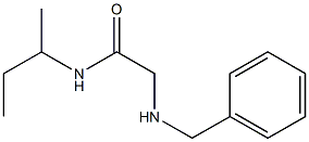 2-(benzylamino)-N-(butan-2-yl)acetamide Struktur