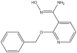 2-(benzyloxy)-N'-hydroxypyridine-3-carboximidamide Struktur