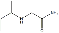 2-(butan-2-ylamino)acetamide Struktur