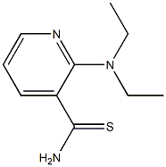 2-(diethylamino)pyridine-3-carbothioamide Struktur