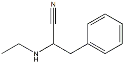 2-(ethylamino)-3-phenylpropanenitrile Struktur