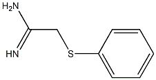 2-(phenylsulfanyl)ethanimidamide Struktur