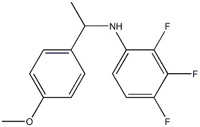 2,3,4-trifluoro-N-[1-(4-methoxyphenyl)ethyl]aniline Struktur