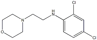 2,4-dichloro-N-[2-(morpholin-4-yl)ethyl]aniline Struktur