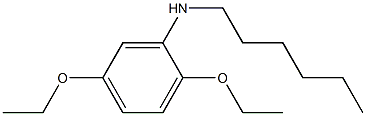 2,5-diethoxy-N-hexylaniline Struktur