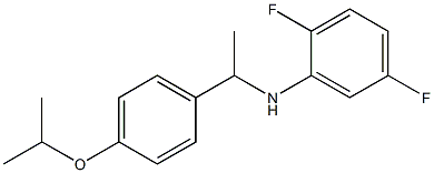 2,5-difluoro-N-{1-[4-(propan-2-yloxy)phenyl]ethyl}aniline Struktur