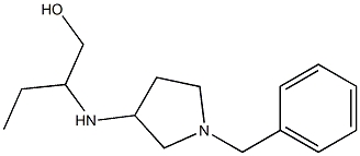 2-[(1-benzylpyrrolidin-3-yl)amino]butan-1-ol Struktur