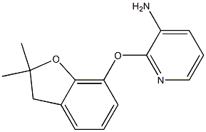 2-[(2,2-dimethyl-2,3-dihydro-1-benzofuran-7-yl)oxy]pyridin-3-amine Struktur