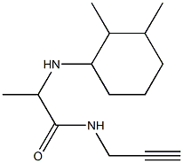 2-[(2,3-dimethylcyclohexyl)amino]-N-(prop-2-yn-1-yl)propanamide Struktur