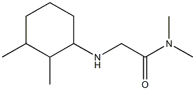 2-[(2,3-dimethylcyclohexyl)amino]-N,N-dimethylacetamide Struktur