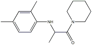 2-[(2,4-dimethylphenyl)amino]-1-(piperidin-1-yl)propan-1-one Struktur