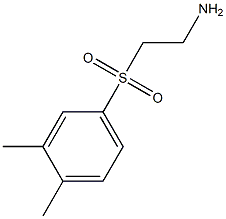 2-[(3,4-dimethylphenyl)sulfonyl]ethanamine Struktur