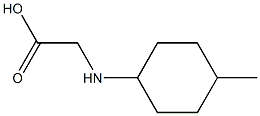 2-[(4-methylcyclohexyl)amino]acetic acid Struktur