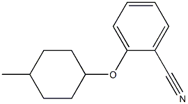 2-[(4-methylcyclohexyl)oxy]benzonitrile Struktur