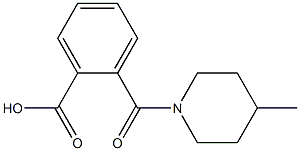 2-[(4-methylpiperidin-1-yl)carbonyl]benzoic acid Struktur