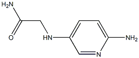 2-[(6-aminopyridin-3-yl)amino]acetamide Struktur