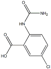 2-[(aminocarbonyl)amino]-5-chlorobenzoic acid Struktur