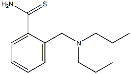 2-[(dipropylamino)methyl]benzenecarbothioamide Struktur