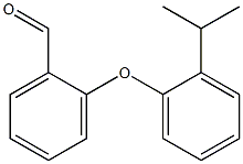 2-[2-(propan-2-yl)phenoxy]benzaldehyde Struktur