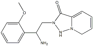 2-[2-amino-2-(2-methoxyphenyl)ethyl]-2H,3H-[1,2,4]triazolo[3,4-a]pyridin-3-one Struktur