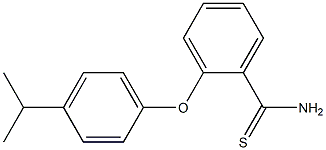 2-[4-(propan-2-yl)phenoxy]benzene-1-carbothioamide Struktur