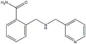 2-{[(pyridin-3-ylmethyl)amino]methyl}benzamide Struktur