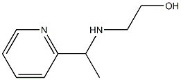 2-{[1-(pyridin-2-yl)ethyl]amino}ethan-1-ol Struktur