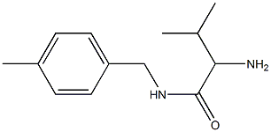 2-amino-3-methyl-N-(4-methylbenzyl)butanamide Struktur