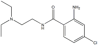 2-amino-4-chloro-N-[2-(diethylamino)ethyl]benzamide Struktur