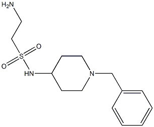 2-amino-N-(1-benzylpiperidin-4-yl)ethane-1-sulfonamide Struktur