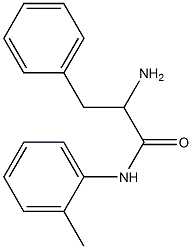 2-amino-N-(2-methylphenyl)-3-phenylpropanamide Struktur