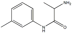 2-amino-N-(3-methylphenyl)propanamide Struktur