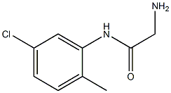 2-amino-N-(5-chloro-2-methylphenyl)acetamide Struktur