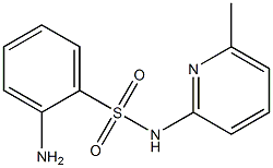 2-amino-N-(6-methylpyridin-2-yl)benzene-1-sulfonamide Struktur