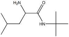 2-amino-N-(tert-butyl)-4-methylpentanamide Struktur