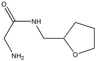 2-amino-N-(tetrahydrofuran-2-ylmethyl)acetamide Struktur