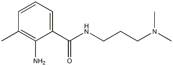 2-amino-N-[3-(dimethylamino)propyl]-3-methylbenzamide Struktur