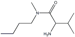 2-amino-N-butyl-N,3-dimethylbutanamide Struktur